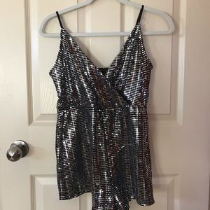 Sequin Romper